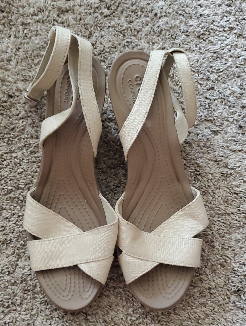 Wedge Sandals with Ankle Strap - Picture 5 of 8